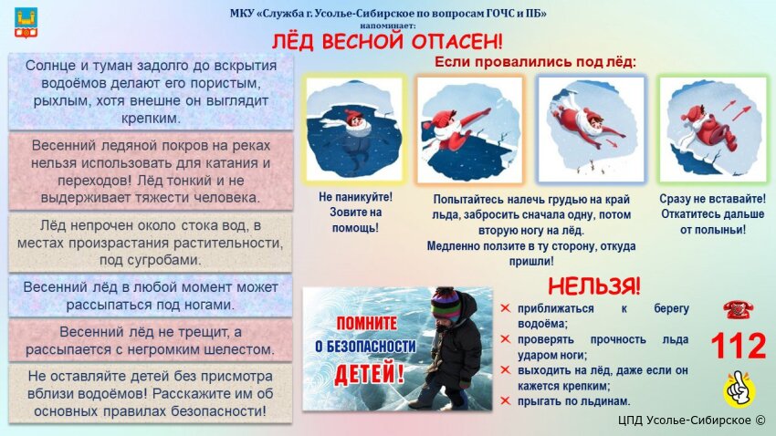 Лед Весной ОПАСЕН!